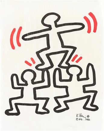 KEITH HARING (1958 - 1990) The Bayer Suite.